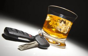 alcoholic drink and car keys